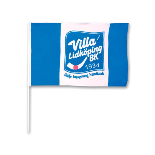 Supporterflagga, anpassningsbar för sportevenemang, lag eller nationell representation.