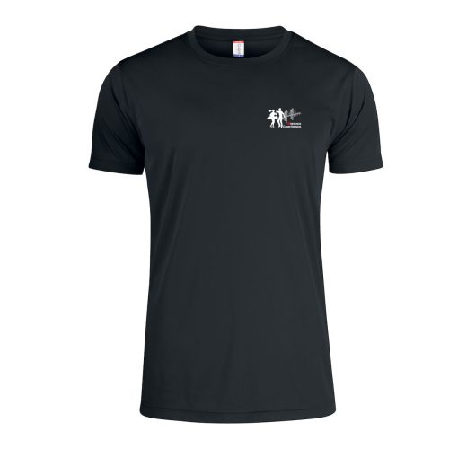Svart t-shirt med tryck ÖDF logga på bröstet