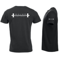 T-shirt, anpassningsbar design för lag, evenemang eller företagsbranding, olika färger.