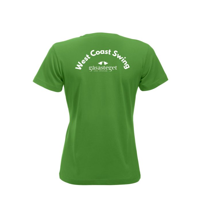Grön t-shirt med tryck WCS logga på baksida