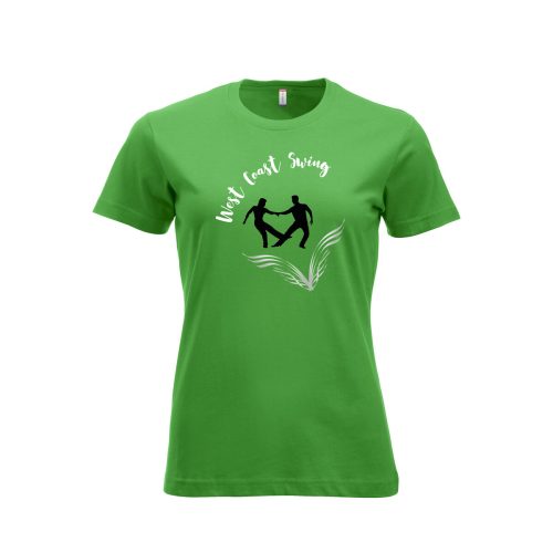 Grön t-shirt med tryck WCS logga på framsida