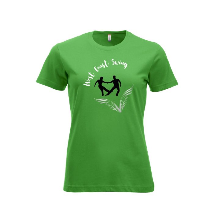 Grön t-shirt med tryck WCS logga på framsida