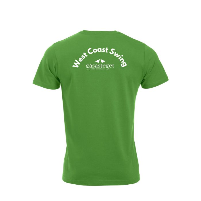 Grön t-shirt med tryck WCS logga på baksida