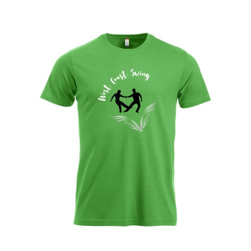 Grön t-shirt med tryck WCS logga på framsida