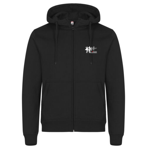 Svart hoodie med ÖDF logga